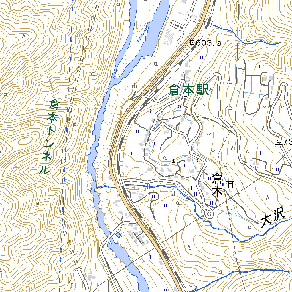533745 木曽須原 （きそすはら Kisosuhara）, 地形図 Map by Pacific