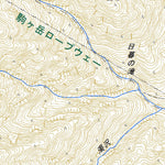 533756 木曽駒ヶ岳 （きそこまがたけ Kisokomagatake）, 地形図