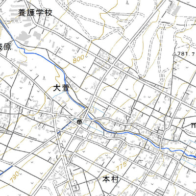 533767 伊那 （いな Ina）, 地形図