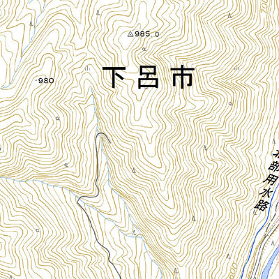 533771 山之口 （やまのくち Yamanokuchi）, 地形図