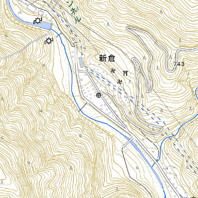 533812 新倉 （あらくら Arakura）, 地形図