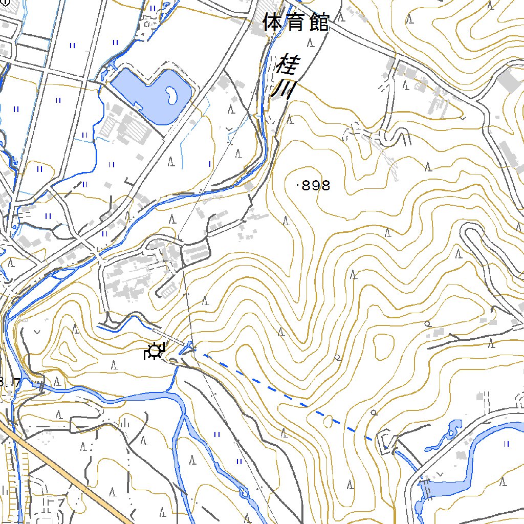 533816 富士吉田 （ふじよしだ Fujiyoshida）, 地形図 Map by Pacific