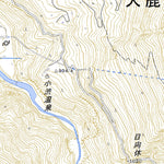 533820 信濃大河原 （しなのおおかわら Shinanookawara）, 地形図