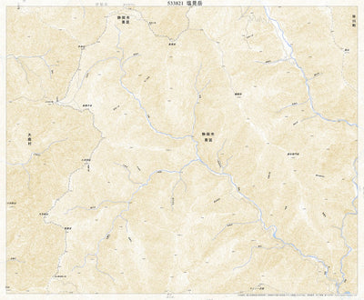 533821 塩見岳 （しおみだけ Shiomidake）, 地形図