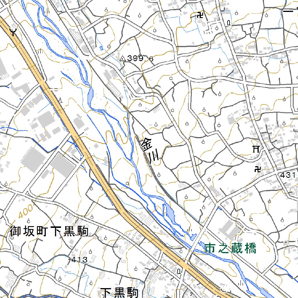 533835 石和 （いさわ Isawa）, 地形図 Map by Pacific Spatial 