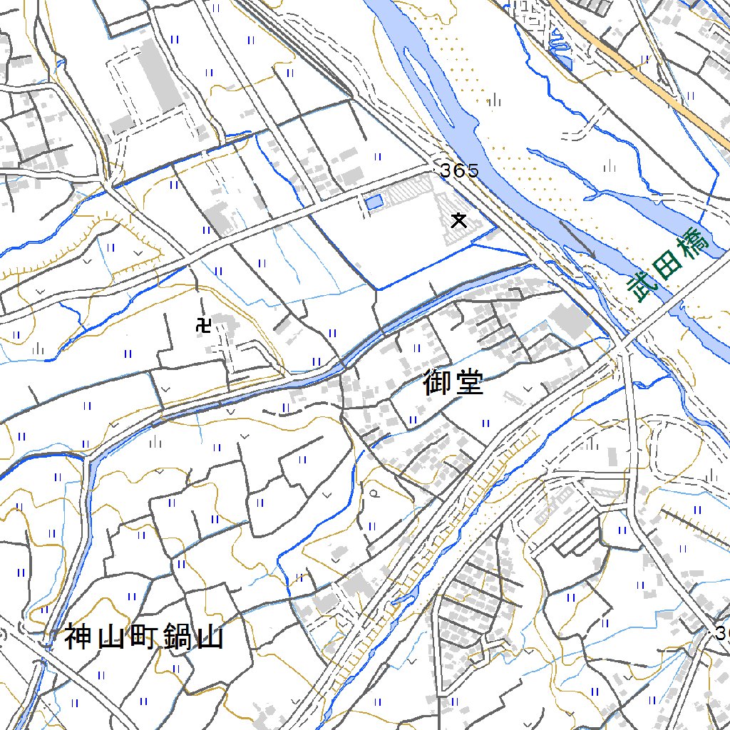533843 韮崎 （にらさき Nirasaki）, 地形図 Map by Pacific Spatial