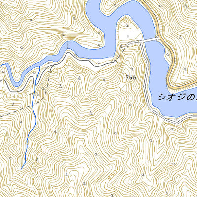 533847 七保 （ななほ Nanaho）, 地形図