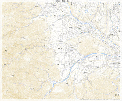 533852 長坂上条 （ながさかかみじょう Nagasakakamijo）, 地形図
