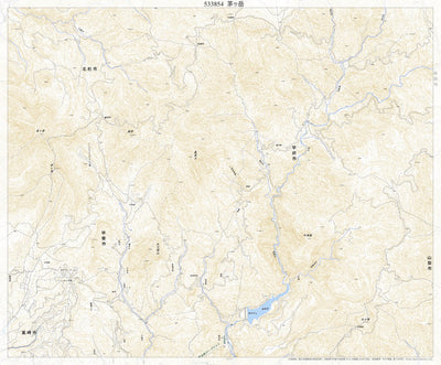 533854 茅ヶ岳 （かやがだけ Kayagadake）, 地形図