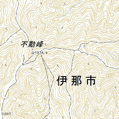 533860 高遠 （たかとお Takato）, 地形図
