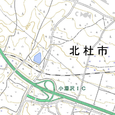 533862 小淵沢 （こぶちざわ Kobuchizawa）, 地形図