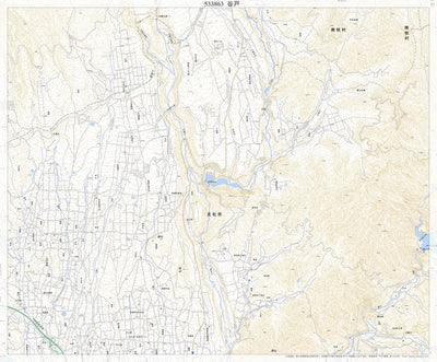 533863 谷戸 （やと Yato）, 地形図