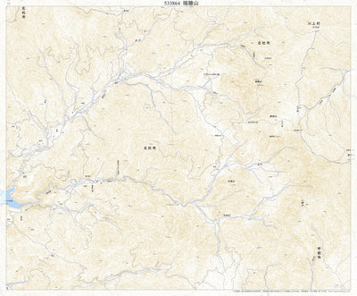 533864 瑞牆山 （みずがきやま Mizugakiyama）, 地形図
