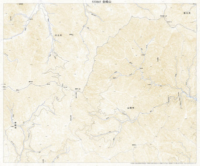 533865 金峰山 （きんぷさん Kimpusan）, 地形図