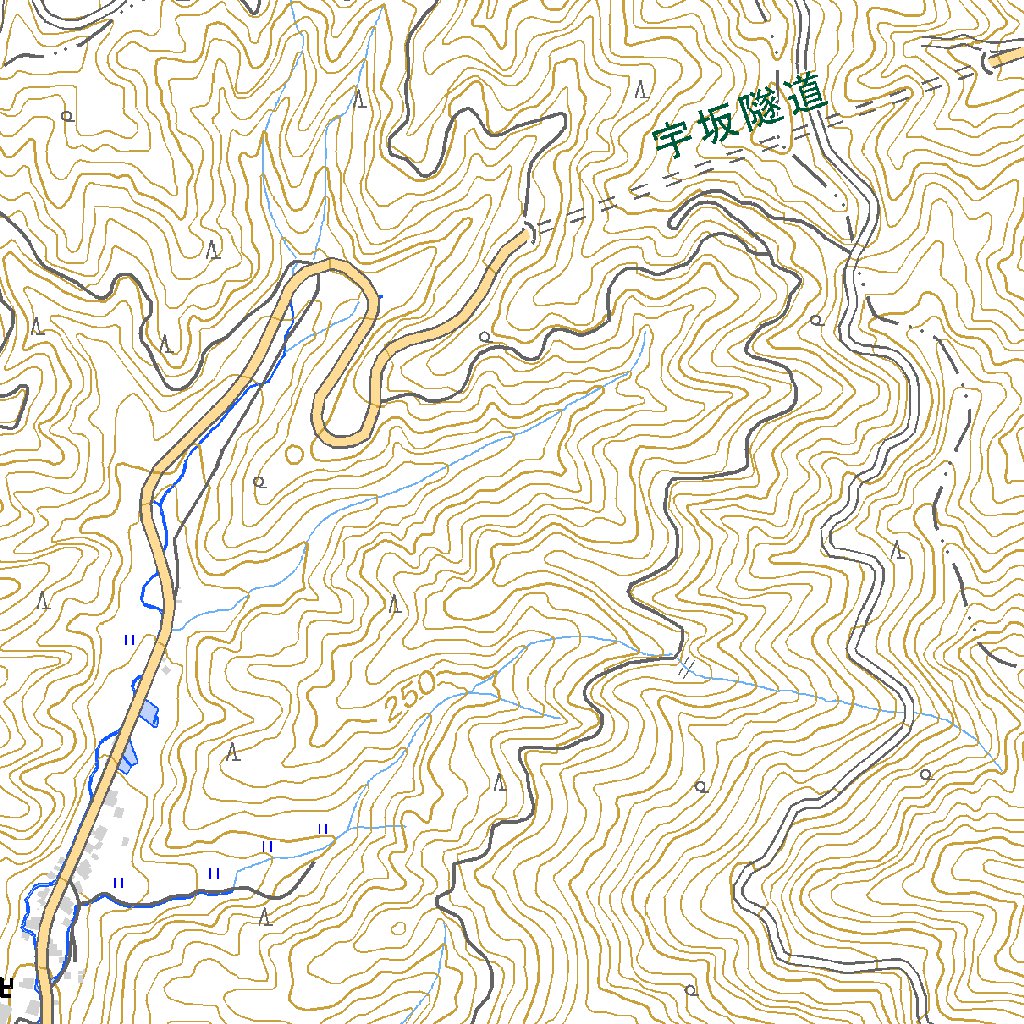 543602 永平寺 （えいへいじ Eiheiji）, 地形図 Map by Pacific
