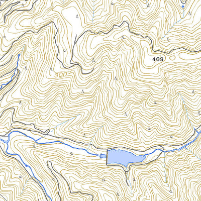 543622 越前中川 （えちぜんなかがわ Echizennakagawa）, 地形図