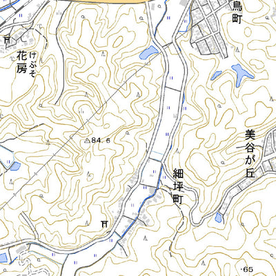 543632 大聖寺 （だいしょうじ Daishoji）, 地形図