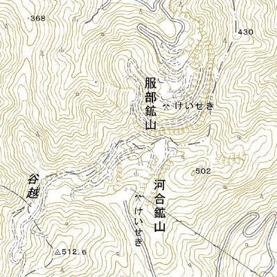 543644 別宮 （べつくう Betsuku）, 地形図