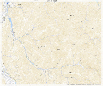 543645 口直海 （くちのみ Kuchinomi）, 地形図