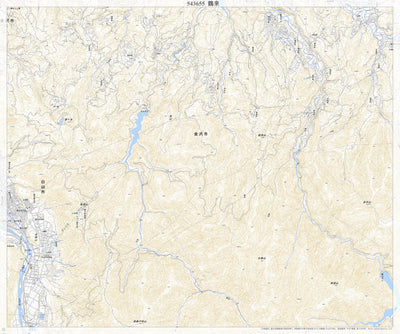 543655 鶴来 （つるぎ Tsurugi）, 地形図