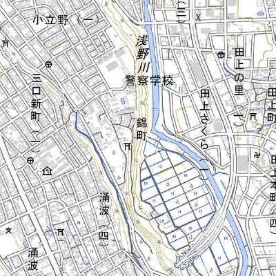 543665 金沢 （かなざわ Kanazawa）, 地形図