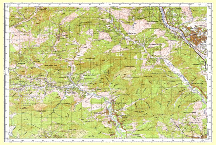 Soviet Genshtab: l35-100-3_1 Map by Avenza Systems Inc. | Avenza Maps