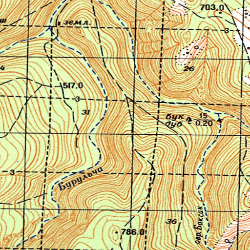 L36 Post Code Map Soviet Genshtab: l36-117-2--(1975) Map by Avenza Systems Inc. | Avenza Maps