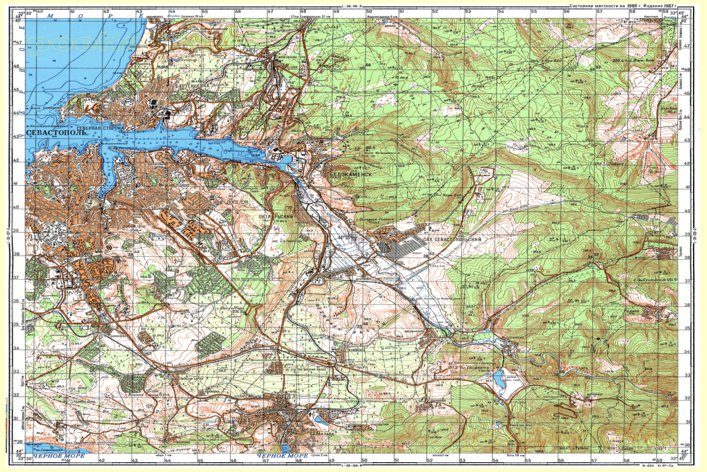 L36 Post Code Map Soviet Genshtab: l36-128-1--(1986) Map by Avenza Systems Inc. | Avenza Maps