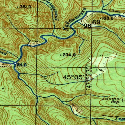 147x104 Map Soviet Genshtab: l55-104-4 Map by Avenza Systems Inc. | Avenza Maps