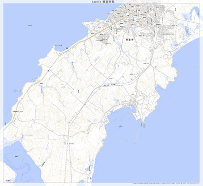 644574 根室南部 （ねむろなんぶ Nemuronambu）, 地形図