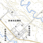 654406 西春別 （にししゅんべつ Nishishumbetsu）, 地形図