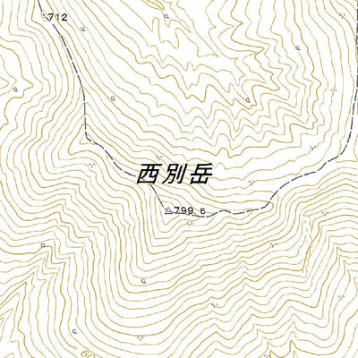654424 摩周湖南部 （ましゅうこなんぶ Mashukonambu）, 地形図