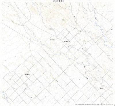 654425 養老牛 （ようろううし Yoroushi）, 地形図