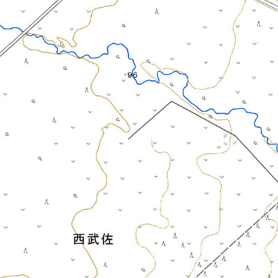 654437 武佐 （むさ Musa）, 地形図