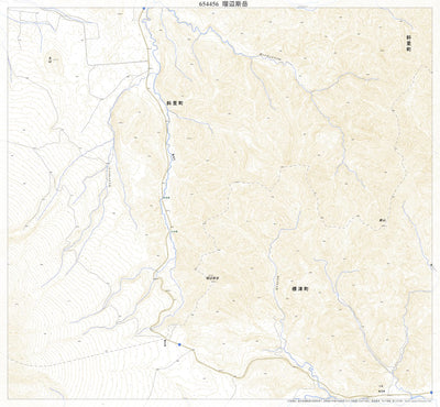 654456 瑠辺斯岳 （るべすだけ Rubesudake）, 地形図