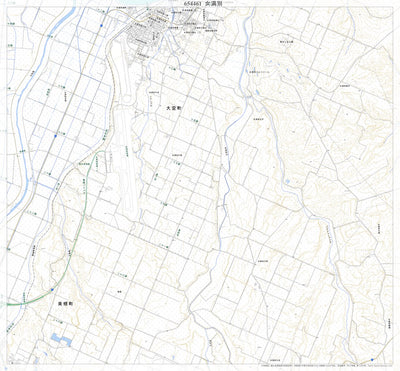 654461 女満別 （めまんべつ Memambetsu）, 地形図