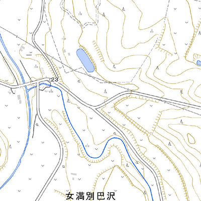 654461 女満別 （めまんべつ Memambetsu）, 地形図