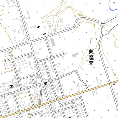 654462 東藻琴 （ひがしもこと Higashimokoto）, 地形図