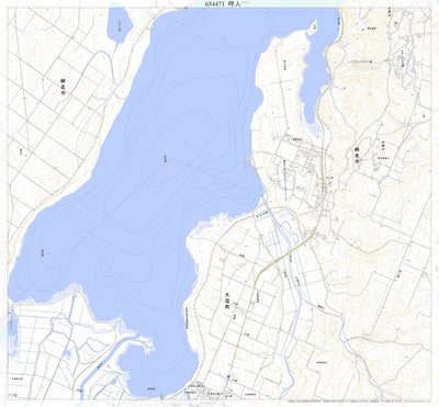 654471 呼人 （よびと Yobito）, 地形図