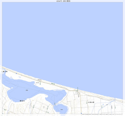 654473 浜小清水 （はまこしみず Hamakoshimizu）, 地形図