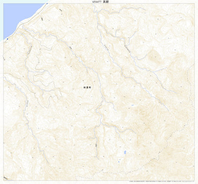 654477 真鯉 （まこい Makoi）, 地形図