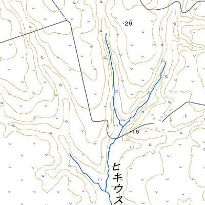 654505 婦羅理 （ふらり Furari）, 地形図