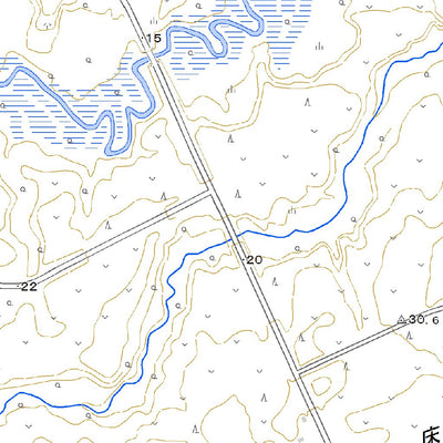 654511 床丹 （とこたん Tokotan）, 地形図