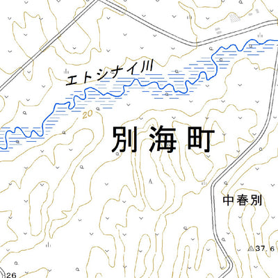 654520 俵橋 （たわらばし Tawarabashi）, 地形図