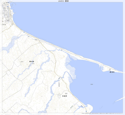 654531 標津 （しべつ Shibetsu）, 地形図