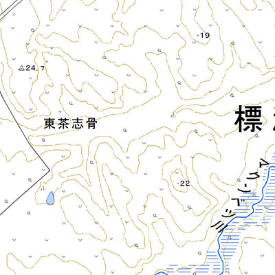 654531 標津 （しべつ Shibetsu）, 地形図