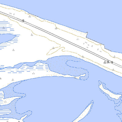 654532 野付崎 （のつけさき Notsukesaki）, 地形図