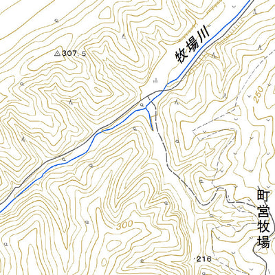 664310 滝西 （たきにし Takinishi）, 地形図