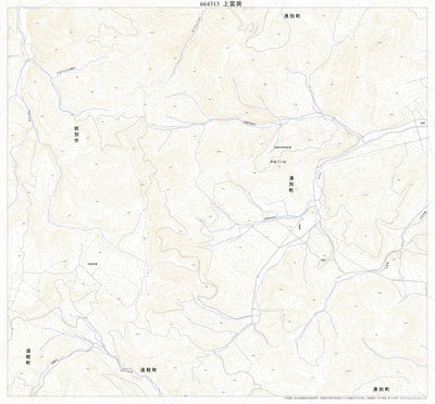 664313 上富美 （かみふみ Kamifumi）, 地形図