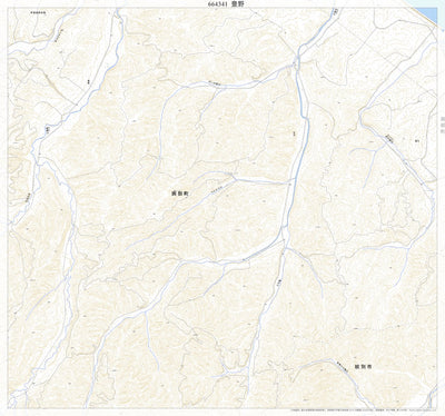 664341 豊野 （とよの Toyono）, 地形図